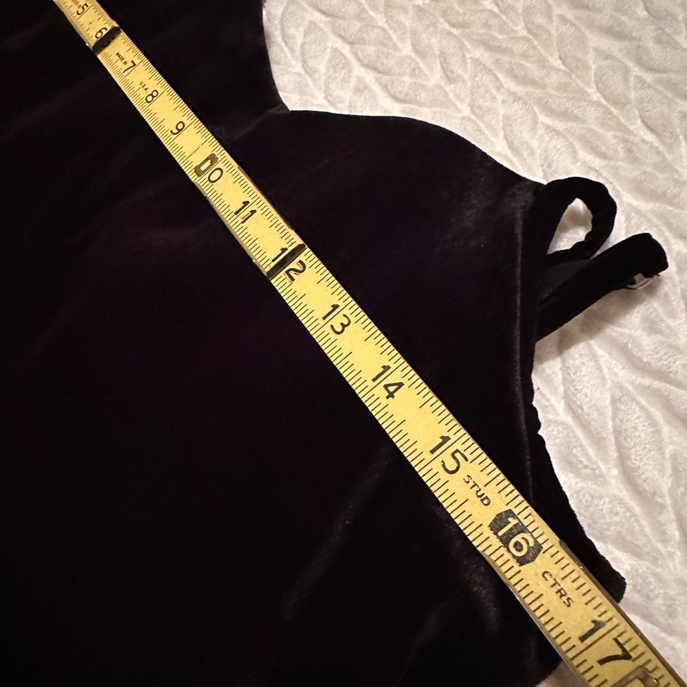 Cinema Etoile Black Velvet Camisole